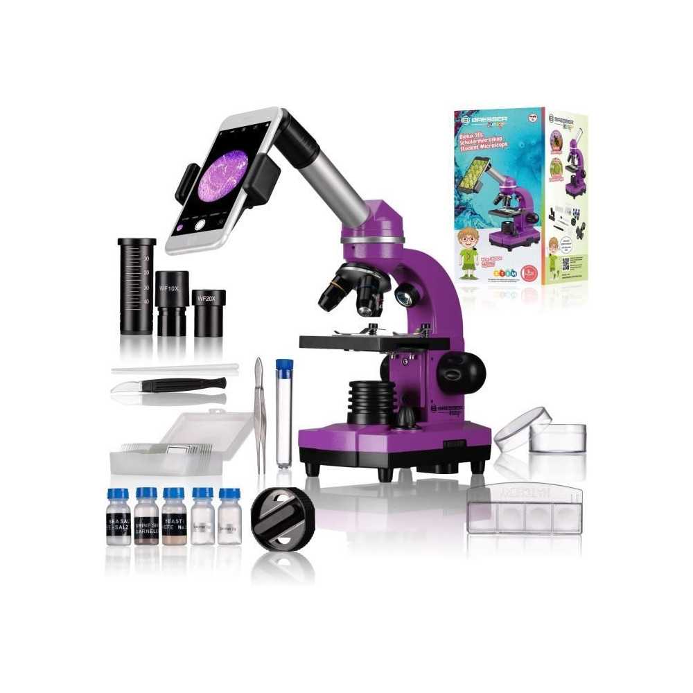 Microscope étudiant BIOLUX SEL - BRESSER JUNIOR - grossissement 40x-1