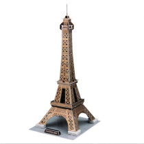 Puzzle 3D - Tout Eiffel - Jeu de construction - EXPLORA - 39 pieces -