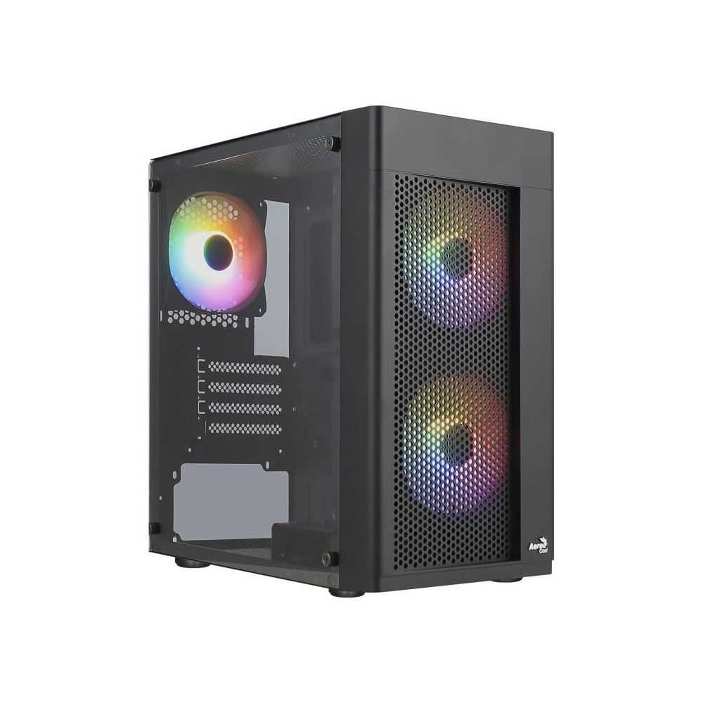 Boîtier PC - AEROCOOL - Hexform G v2 (Noir) - Mini tour - Format Micr
