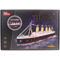 Puzzle 3D lumineux - Bateau Titanic - Jeu de construction - EXPLORA -