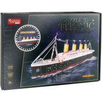 Puzzle 3D lumineux - Bateau Titanic - Jeu de construction - EXPLORA -