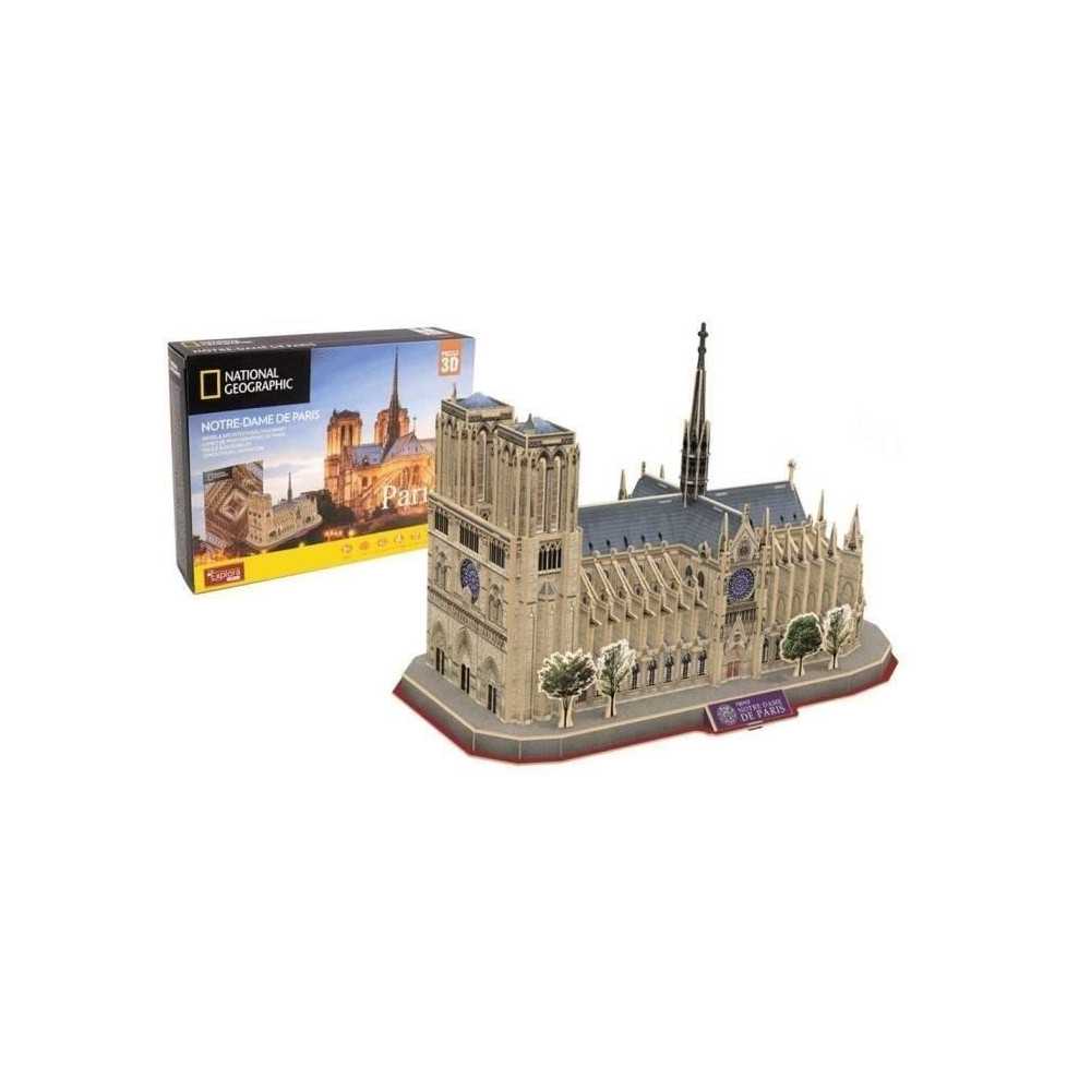 Puzzle 3D - Notre Dame De Paris - Jeu de construction - EXPLORA - 128