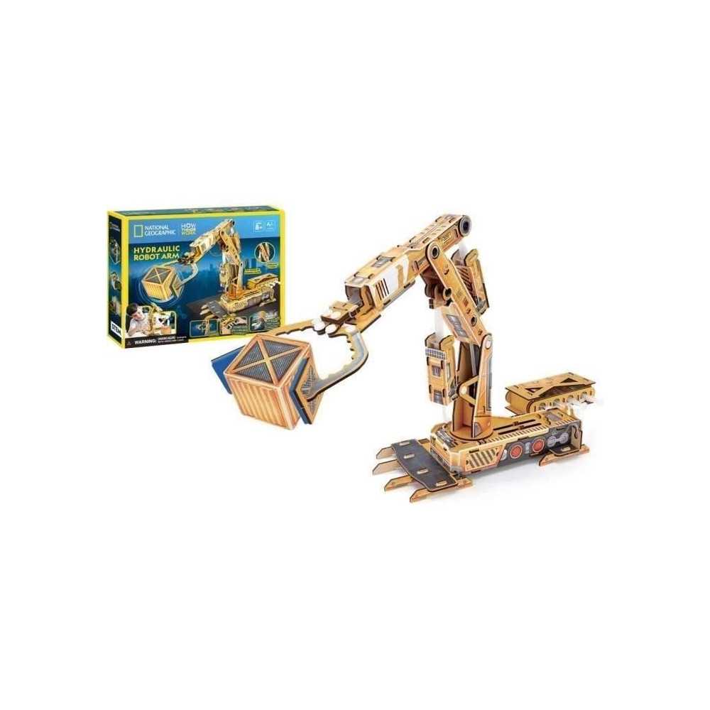 Maquette 3D NATIONAL GEOGRAPHIC - EXPLORA - Engin de Chantier Pince Hy