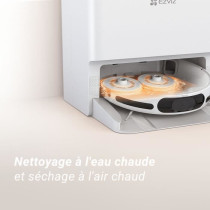 EZVIZ RS20 Pro - Robot Aspirateur avec Serpilliere - Brosse Latérale