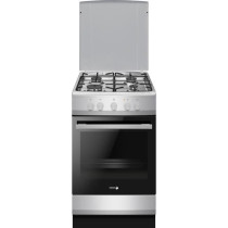 Cuisiniere a gaz - FAGOR-FACG202S - 4 foyers - 74 L - 50 x 60 cm - Sil
