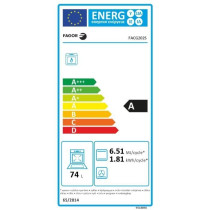 Cuisiniere a gaz - FAGOR-FACG202S - 4 foyers - 74 L - 50 x 60 cm - Sil