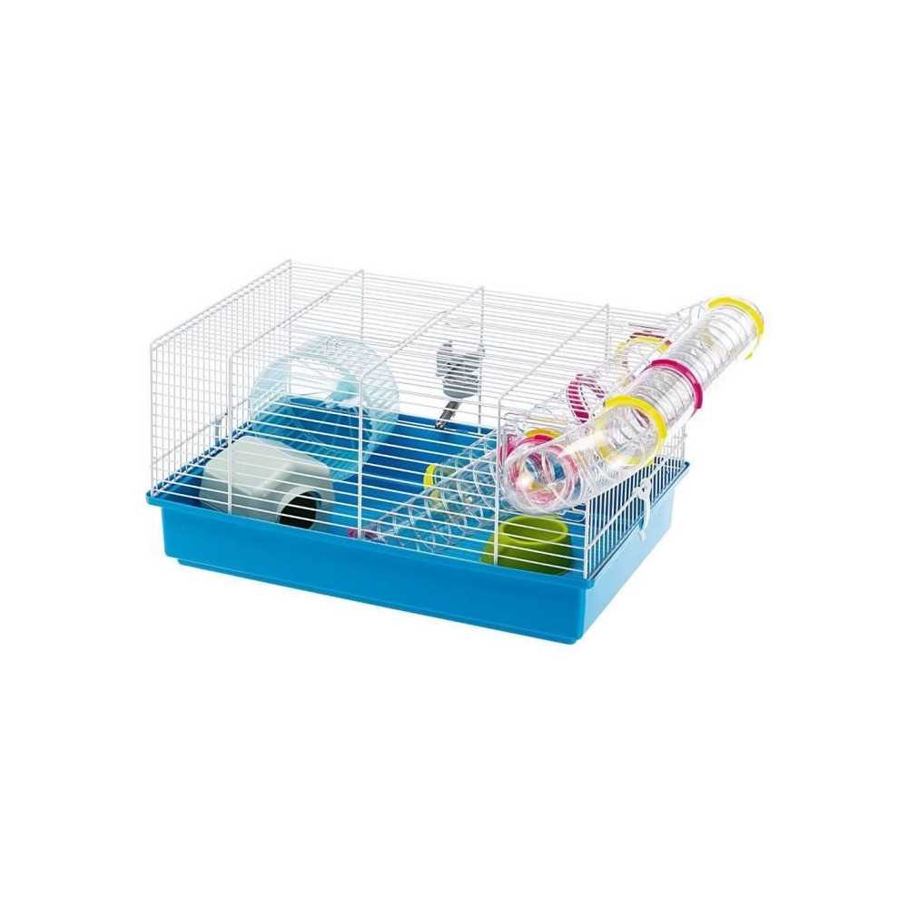 Cage - FERPLAST - PAULA TUBE LINE - 46 x 29,5 x 24,5 cm - Bleu