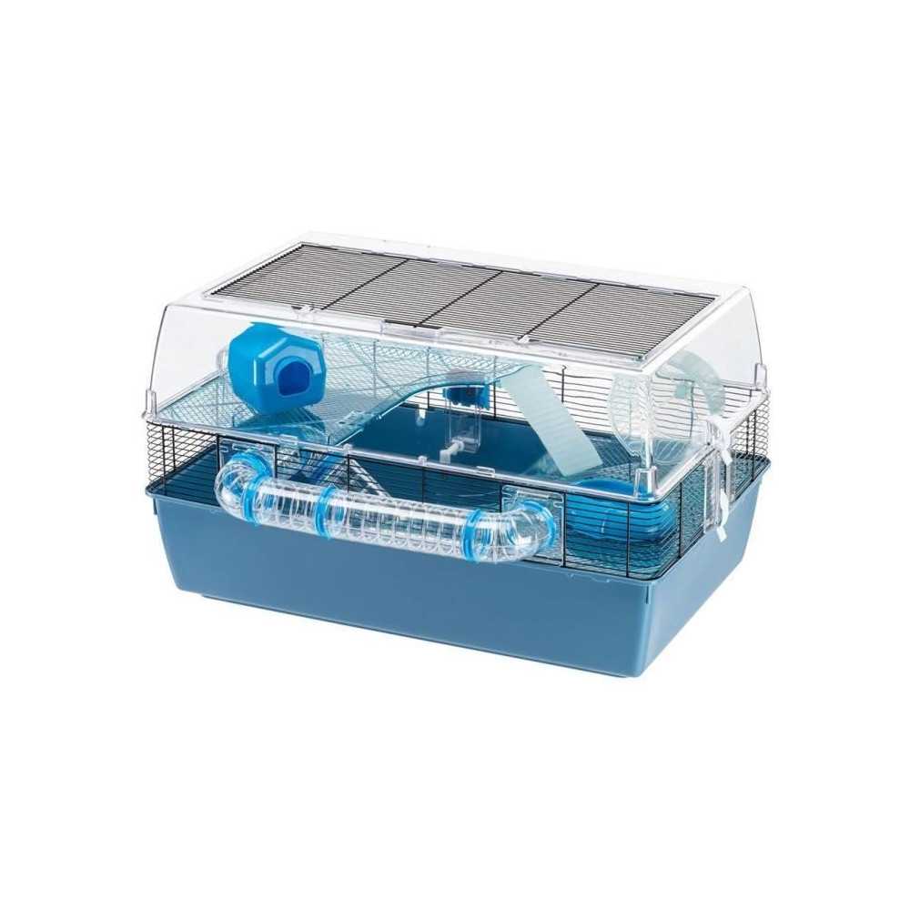 Cage - FERPLAST - DUNA FUN LARGE - 3 étages - 71,5 x 46 x 41 cm - Ble