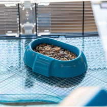 Cage - FERPLAST - DUNA FUN LARGE - 3 étages - 71,5 x 46 x 41 cm - Ble