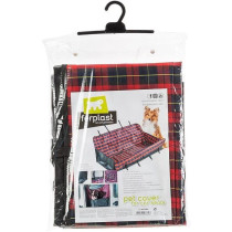 Couverture de protection siege de voiture - FERPLAST - Noir / Rouge