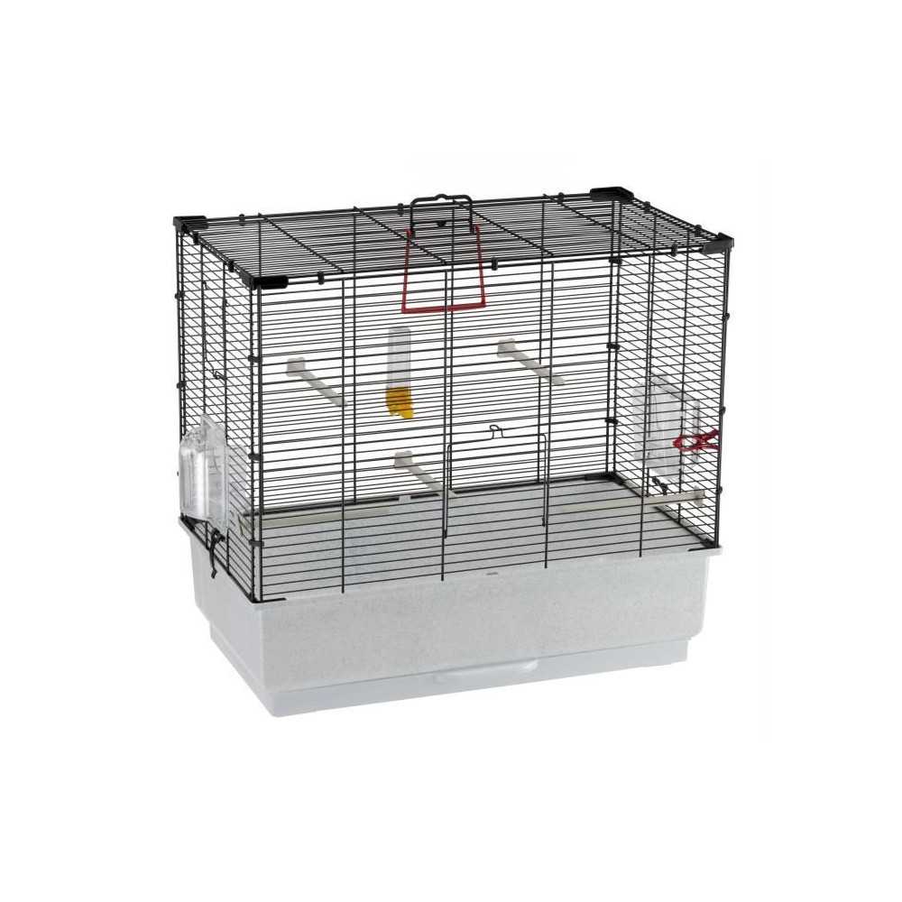 Cage canaris - FERPLAST - PIANO 4 - 59 x 33 x 55 cm - Noir