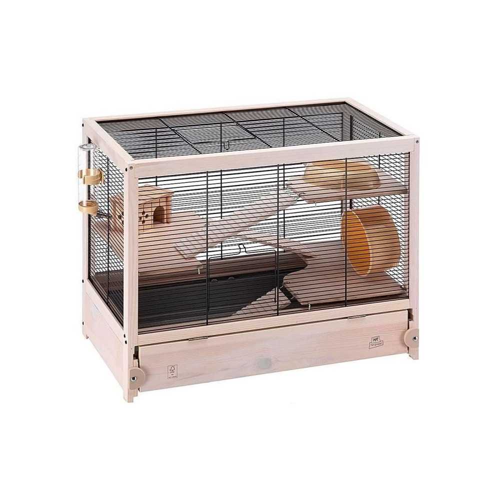 Cage pour hamster - FERPLAST - HAMSTERVILLE - Bois