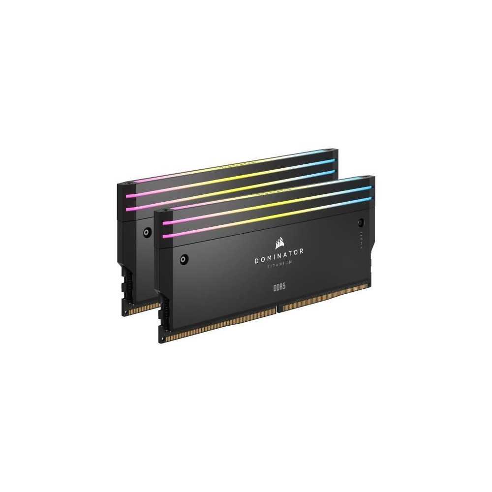 Mémoire RAM - CORSAIR - Dominator Titanium RGB DDR5 - 32GB 2x16GB DIM