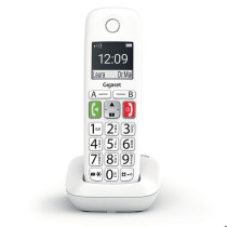 Téléphone Fixe GIGASET E290 Blanc - Grand écran et touches larges -