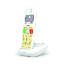 Téléphone Fixe GIGASET E290 Blanc - Grand écran et touches larges -