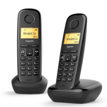 Téléphone sans fil GIGASET A270 Duo Noir - ID d'appelant, Répertoir