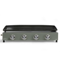 Plancha gaz - LIVOO - DOC325 - 4 brûleurs - Vert / Noir