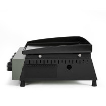 Plancha gaz - LIVOO - DOC325 - 4 brûleurs - Vert / Noir