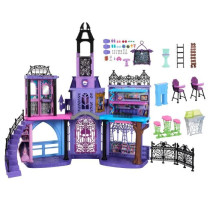 MONSTER HIGH Le Lycée Hanté-Maison de Poupées, plus de 35 accessoi