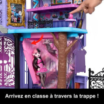 MONSTER HIGH Le Lycée Hanté-Maison de Poupées, plus de 35 accessoi