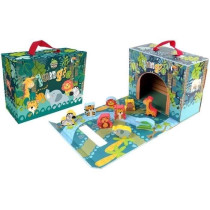 Maison de Jeu Safari - PLANeTE BOIS - FSC - 10 Pieces - Jeu Enfant - D