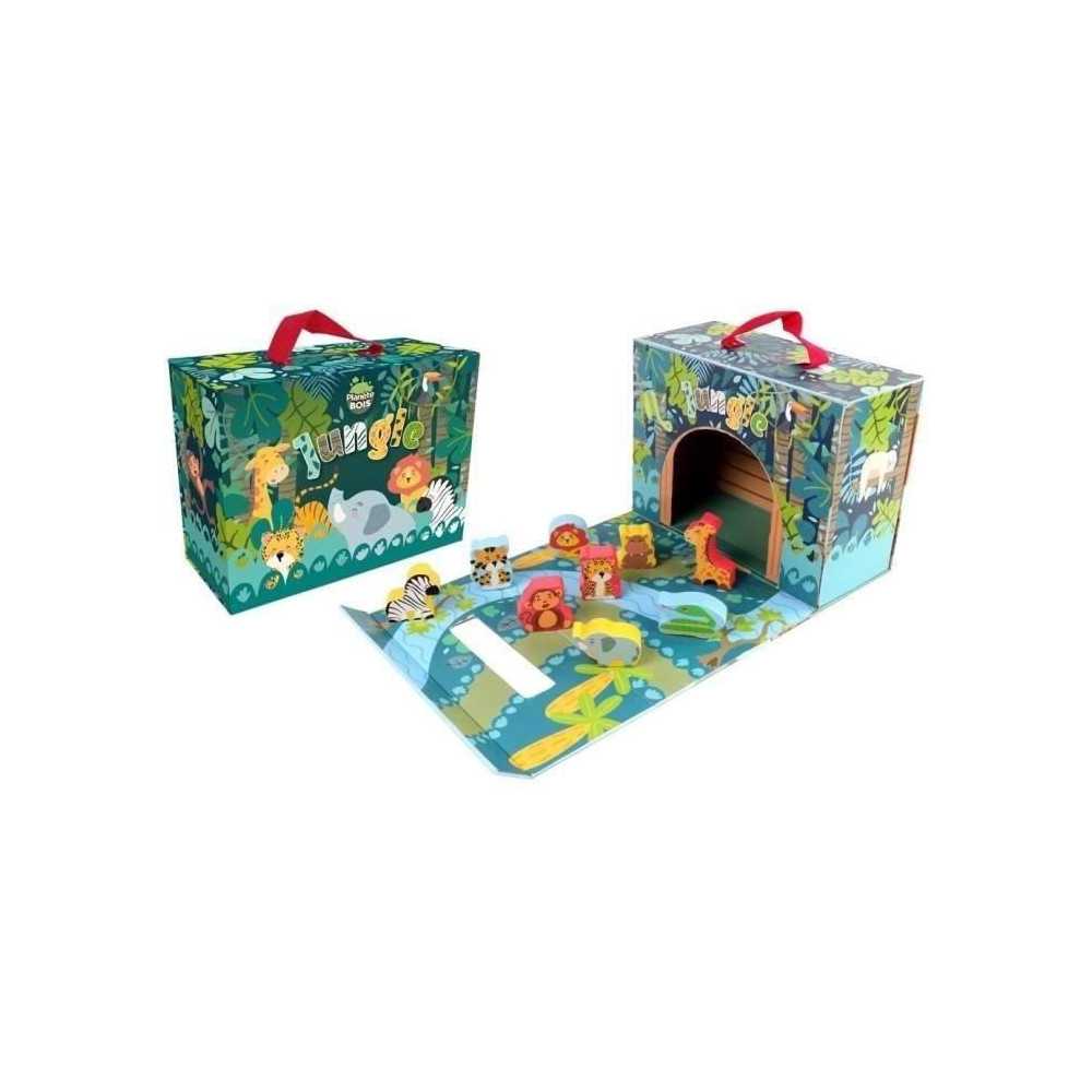 Maison de Jeu Safari - PLANeTE BOIS - FSC - 10 Pieces - Jeu Enfant - D