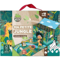 Maison de Jeu Safari - PLANeTE BOIS - FSC - 10 Pieces - Jeu Enfant - D