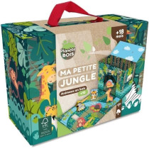 Maison de Jeu Safari - PLANeTE BOIS - FSC - 10 Pieces - Jeu Enfant - D