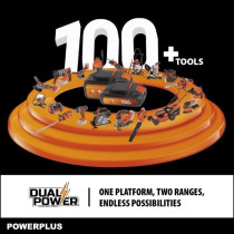 Dual Power Taille-Haie Batterie POWDPG7531 - 20 V, sans Batterie ni Ch