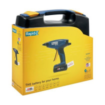 Pistolet a colle a batterie 18V 900g/h - RAPID - BGX500 - Coffret + ba