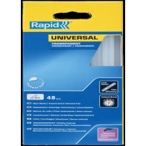 Colle - RAPID - 12mm x 48 sticks - Transparent - Fort débit - Temps d