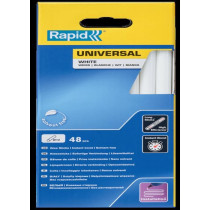 Colle - RAPID - Ø12mm - 48 sticks - Blanc - Fort débit - Temps de pr