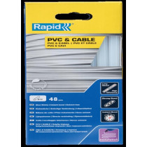 Bâtons de colle - Rapid - 12 mm - 48 bâtons - PVC - Résine - Intér