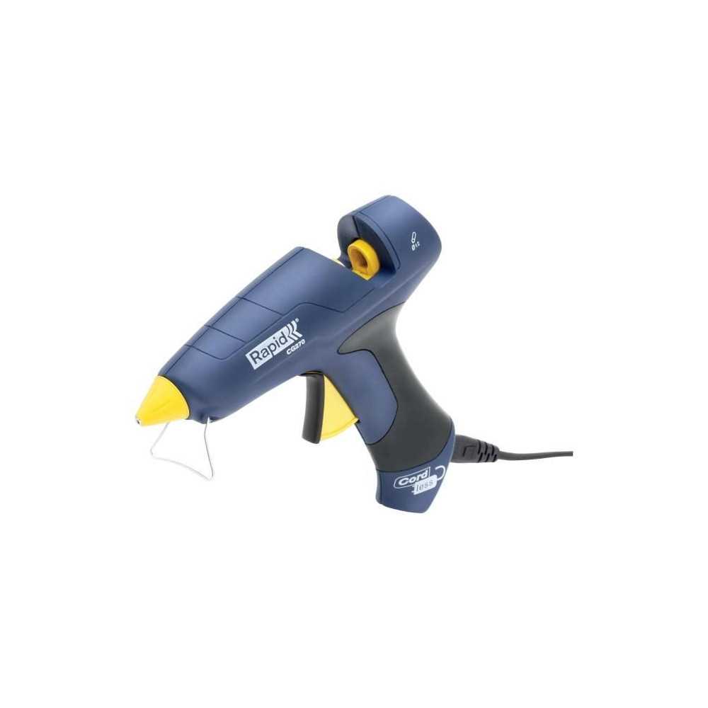 Pistolet a colle cordon amovible pour colle Ø 12mm - RAPID - CG270 -