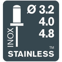 Pince rivets - RAPID - RP10 - Blister + 100 rivets