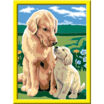 CreArt Kids 18x24cm Amour maternel, Kit de peinture par numéros Numé