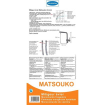 ROUSSEAU Robinet mitigeur de cuisine Matsouko - Avec douchette - Gris