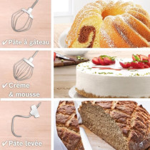 Robot pâtissier BOSCH Serie 2 MUMS2AW00 - 700 W - 4 vitesses - 3,8 L