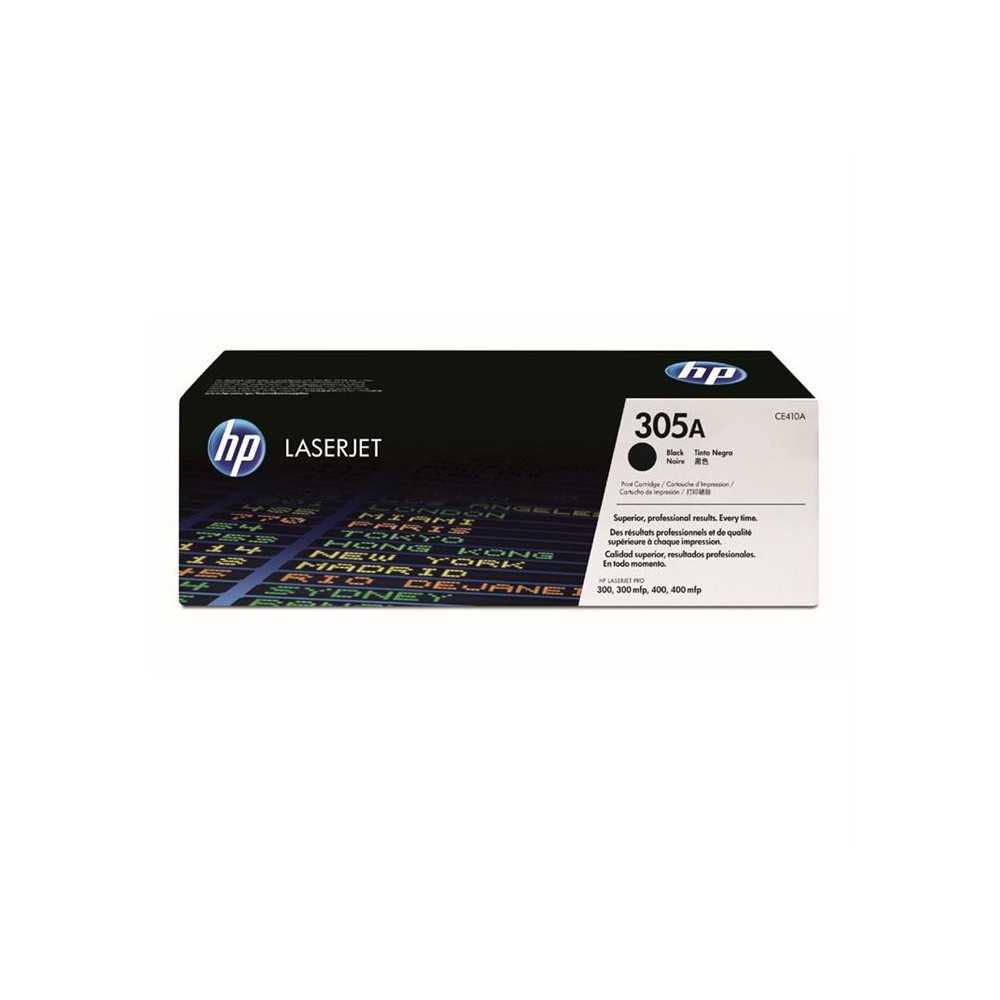 Cartouche de toner HP 305A (CE410A) noir pour imprimantes LaserJet Pro