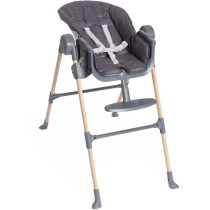 Chaise haute - CHICCO - Polly Essential - 0/3 ans - Gris Coal