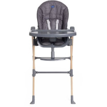 Chaise haute - CHICCO - Polly Essential - 0/3 ans - Gris Coal
