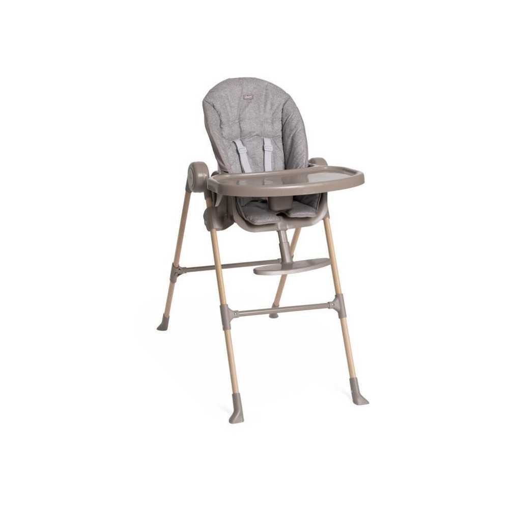 Chaise Haute - CHICCO - Polly Essential - 0/3 ans - Gris Ash Chaise Haute - CHICCO - Polly Essential - 0/3 ans - Gris Ash