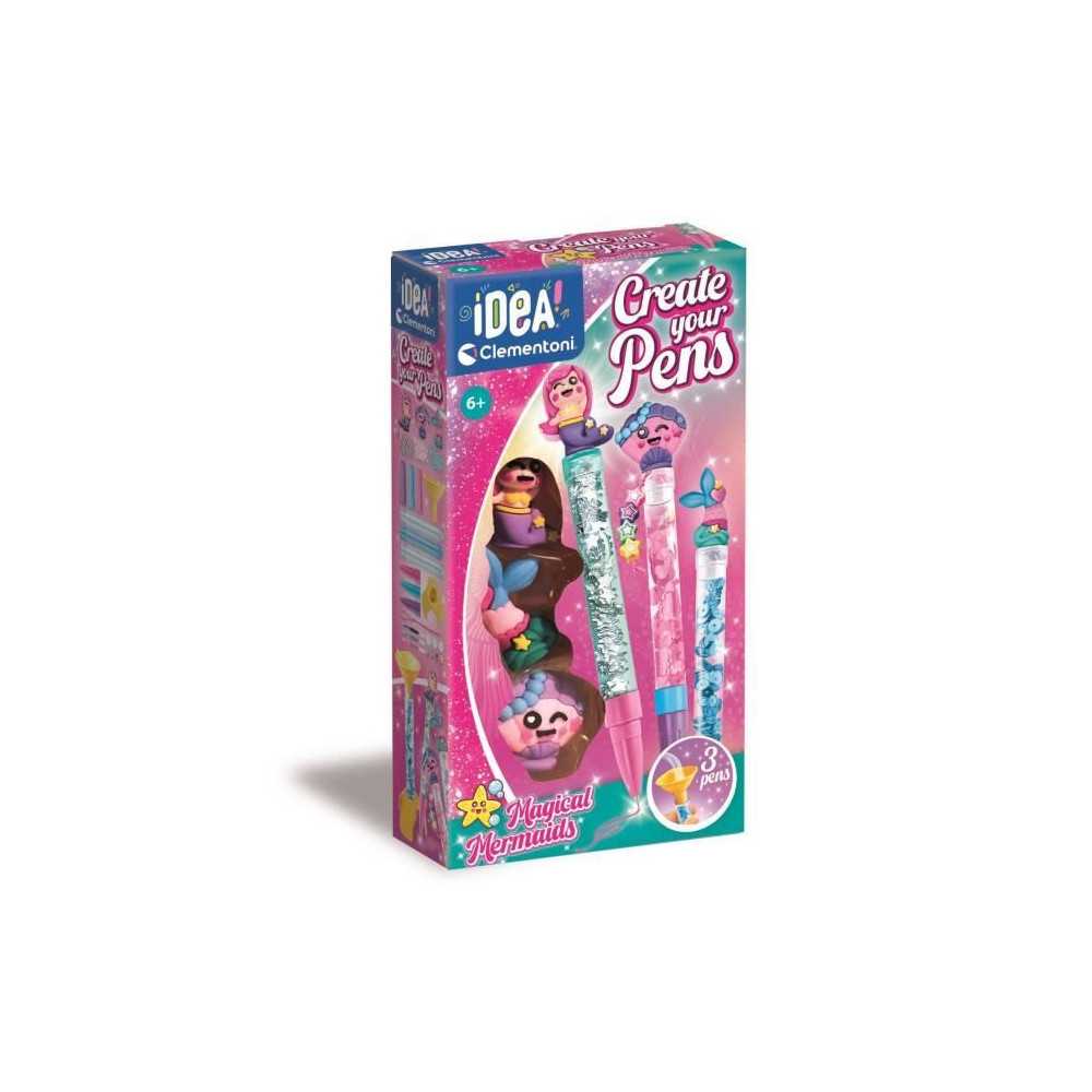 CLEMENTONI - Crée tes stylos - Magical Mermaids
