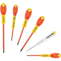 Jeu de 6 Tournevis Isolés 1000V - STANLEY FATMAX - 0-65-443 - Electri