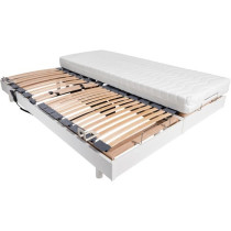 Ensemble relaxation matelas + sommiers électriques 2x90x200 - Mousse