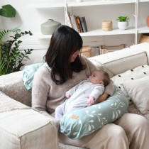 Coussin Big Flopsy - BEABA - 915062 - Jersey de coton imprimé Nature