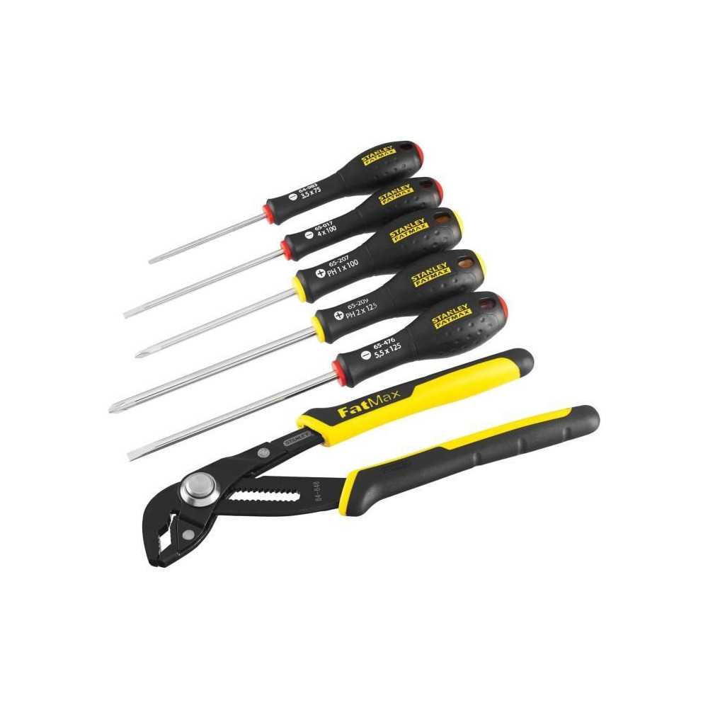 Jeu de 6 Outils - - STANLEY FATMAX - FMHT0-62639 - Pince Multiprise a