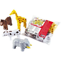 Animaux magnétiques - KLEIN - 0071 - 4 grands animaux Funny Puzzle, s