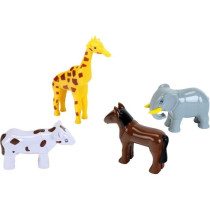 Animaux magnétiques - KLEIN - 0071 - 4 grands animaux Funny Puzzle, s