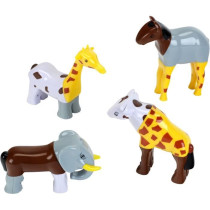 Animaux magnétiques - KLEIN - 0071 - 4 grands animaux Funny Puzzle, s
